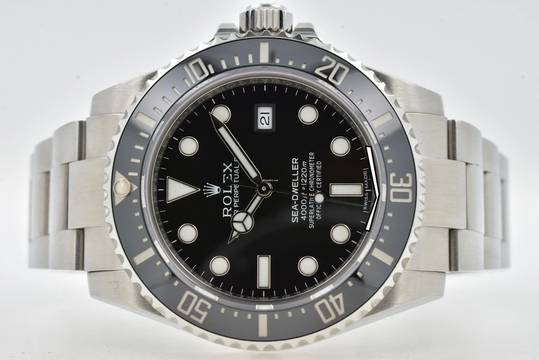  Rolex Sea-Dweller 4000 Ceramic 116600 LC170 Full Set 