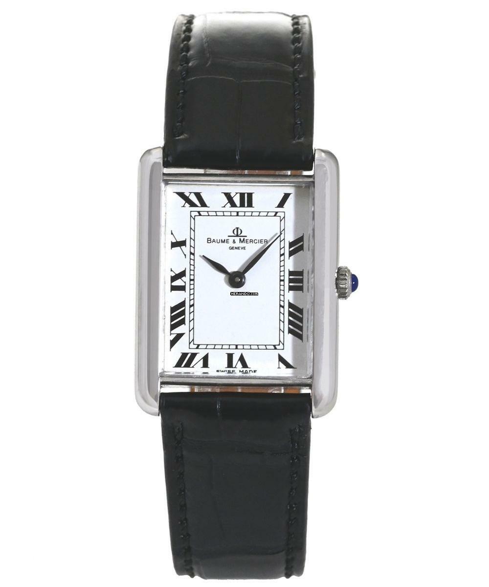  Baume & Mercier Tank 18 ct. Gold Cal. BM775 Ref. 37077 