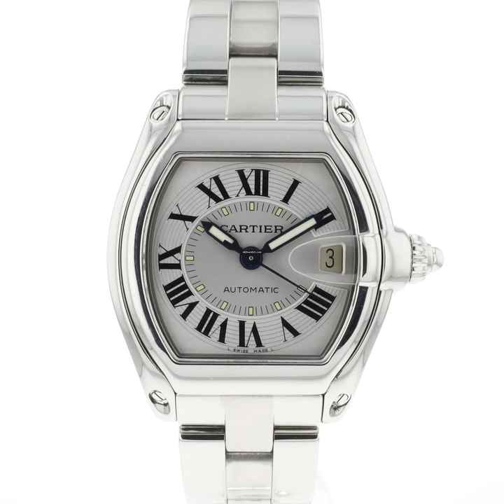  Cartier Roadster Automatic Silver 