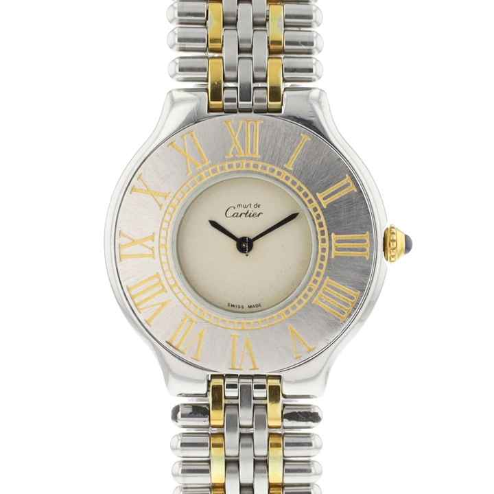  Cartier 21 Must de Cartier PM Steel Gold 