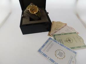 Thumbnail von Chronoswiss Opus Skeleton massiv 18 Karat Gelbgold mit allen Papieren wie Neu Selten Skeletiert original Papiere