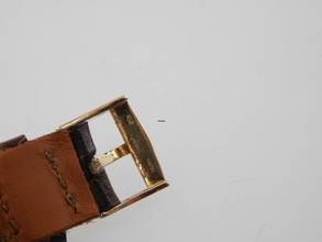 Thumbnail von Patek Philippe Gondolo massiv 18 Karat Gelbgold im Top Zustand 27 x 38mm Handaufzug Herrenuhr mit original Schließe