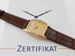 Thumbnail von Patek Philippe Gondolo massiv 18 Karat Gelbgold im Top Zustand 27 x 38mm Handaufzug Herrenuhr mit original Schließe