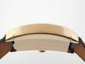 Thumbnail von Patek Philippe Gondolo massiv 18 Karat Gelbgold im Top Zustand 27 x 38mm Handaufzug Herrenuhr mit original Schließe