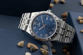 Thumbnail von Tudor Royal 38 Blue Dial Edelstahl Automatik Herren Ref 28500 Box & Papiere 2022