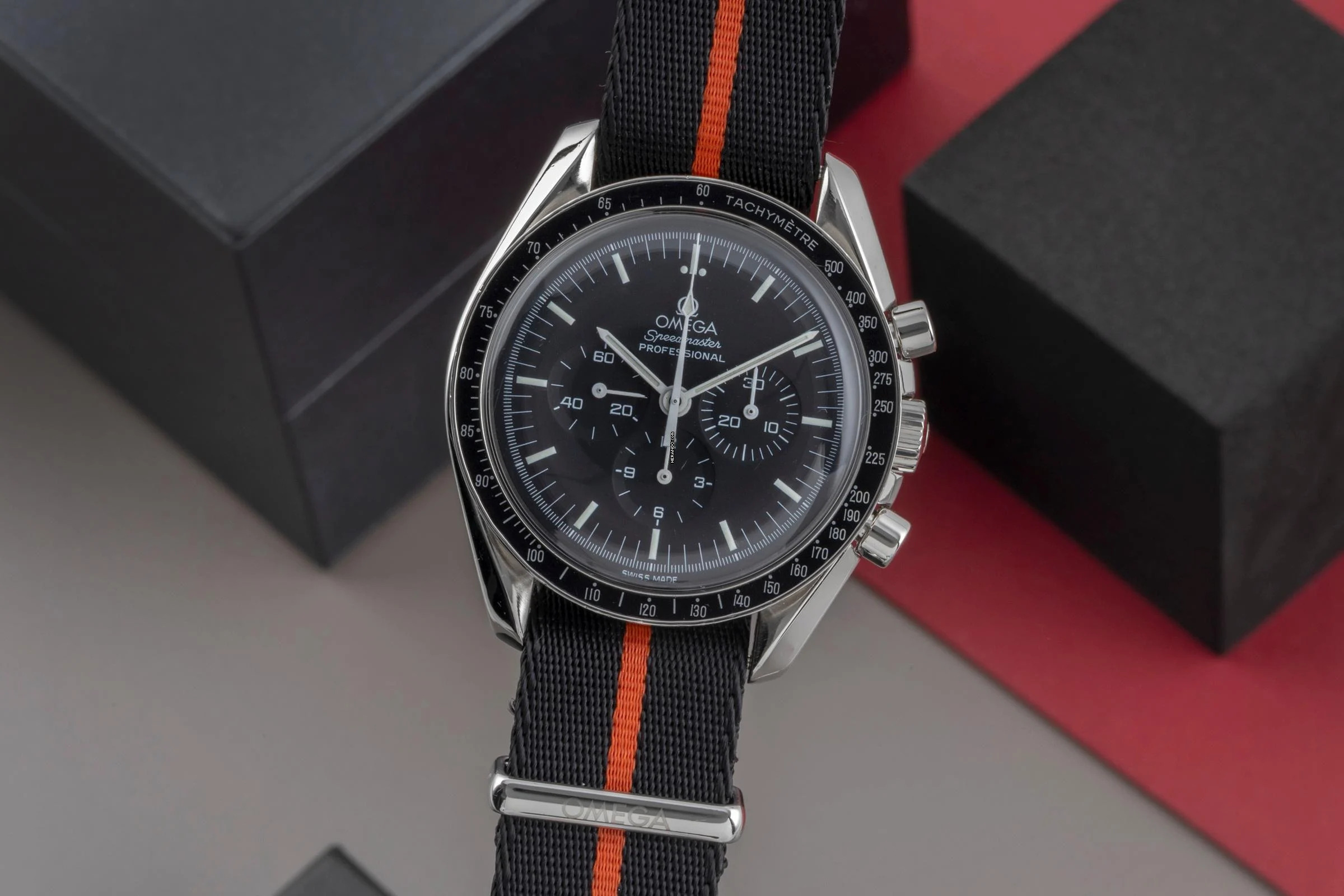 Omega Speedmaster Professional Moonwatch Handaufzug Stahl Herrenuhr Ref. 3570.50.00