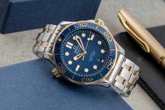 Thumbnail von Omega Seamaster Diver 300 M Stahl Gold Automatik Ref. 210.20.42.20.03.001 B&P