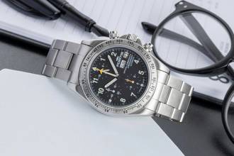 Thumbnail von Fortis Cosmonauts Chronograph Lemania 5100 Stahl Herrenuhr Ref. 602.10.142 B&P