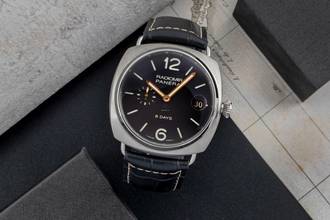 Thumbnail von Panerai Radiomir 8 Days Titan Handaufzug Herrenuhr Ref. PAM00346 B&P 2014
