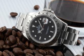 Thumbnail von Rolex Explorer II Black Dial Edelstahl Automatik Herrenuhr Ref. 16570 A-Serie