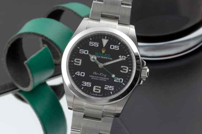  Rolex Air King Automatik Oyster Edelstahl Herrenuhr Ref. 126900 B&P 2022 