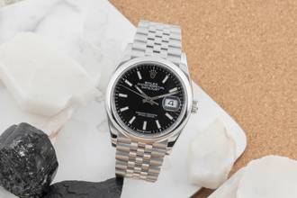 Thumbnail von Rolex Datejust 36 Black Dial Stahl Automatik Herren Ref. 126200 Box & Papiere 2019