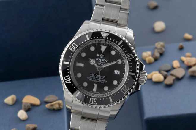  Rolex Sea-Dweller Deepsea Black Dial Oyster Stahl Automatik Ref. 116660 B&amp;P 2012 