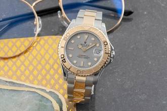 Thumbnail von Rolex Yacht-Master Grey Dial Edelstahl / Gold medium Ref. 168623 A-Serie