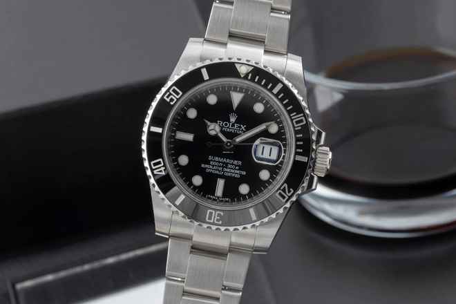  Rolex Submariner Date 40 Stahl Automatik Herrenuhr Ref. 116610LN B&P 2011 