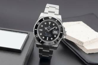 Thumbnail von Rolex Submariner Date 40 Stahl Automatik Herrenuhr Ref. 116610LN B&P 2015