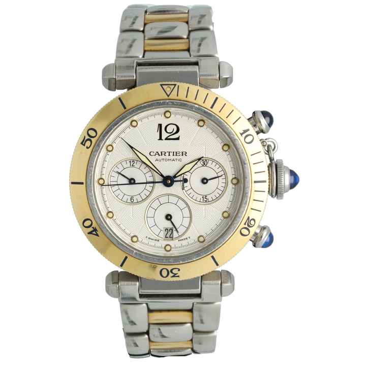  Cartier Pasha Chronograph Gold/Steel Ref.2113 
