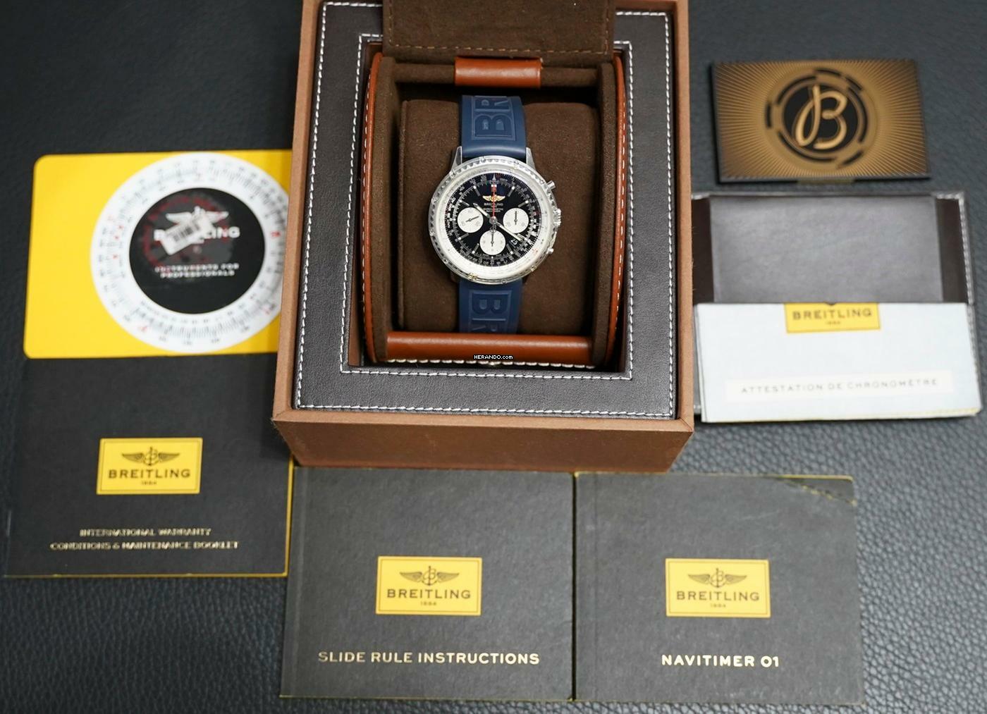 Thumbnail von Breitling Navitimer 01 Black Dial FULLSET