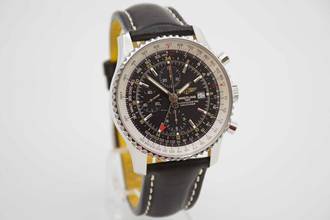 Thumbnail von Breitling Navitimer World deutsche Auslieferung im perfekten Fullset aus 2019