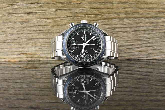  Omega Speedmaster Day Date Tripel Date Blue Ghost Bezel 3520.50 Vintage 2002 