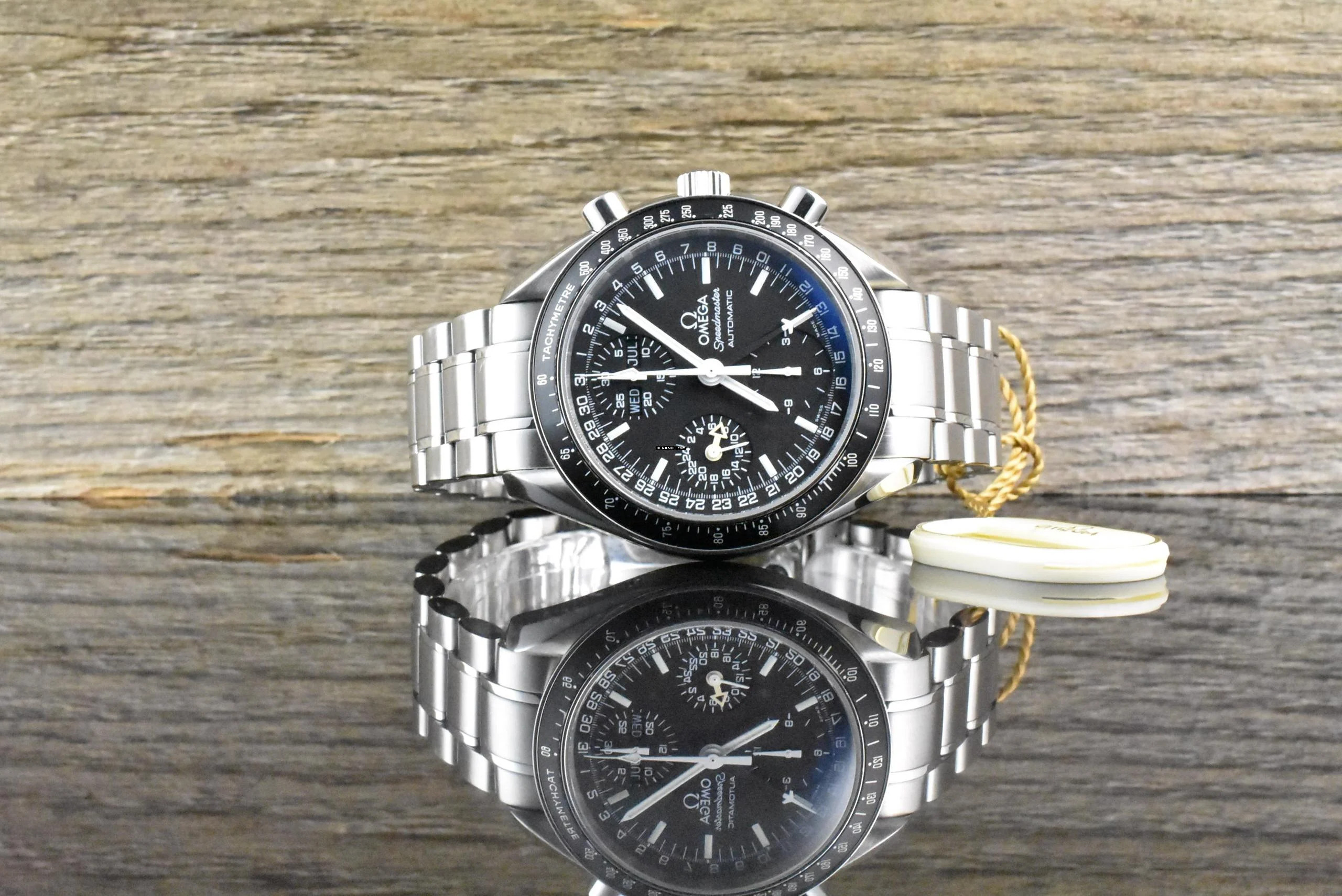 Omega Speedmaster Day Date Tripel Date - Nice Vintage - Red Card