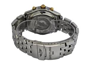 Thumbnail von Breitling Crosswind Chronograph rare blue UTC Pilot B&P