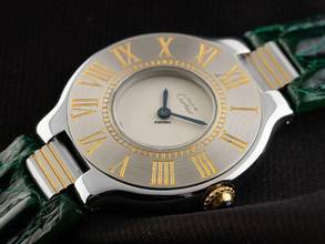 Thumbnail von Cartier 21 Must de Cartier Ref.9011 1990 Box&Beschreibung sehr gut Vintage