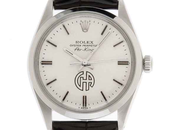  Rolex Air King Precision Ref.5500 1979 GA Zifferblatt original Box sehr gut Vintage 