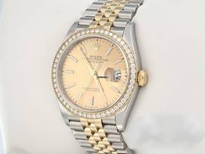 Thumbnail von Rolex Datejust 36 126283 Rbr 2019 Stahl Gelbgold 750 Diamanten Automatik Stainless Steel 18kt Yellow Gold Jubilé-band Chronometer Oyster