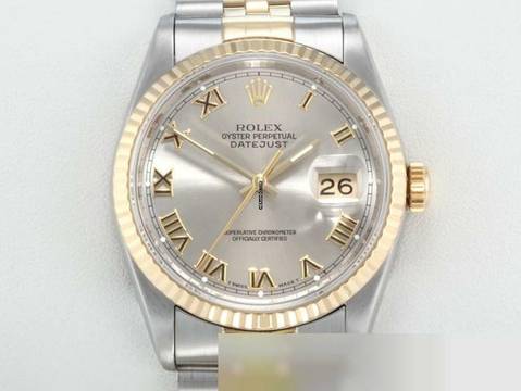  Rolex Datejust 36 36mm 16233 1995 Edelstahl Gelbgold 750 Automatik Stainless Steel 18kt Yellow Gold Jubilé-band Chronometer Oyster 