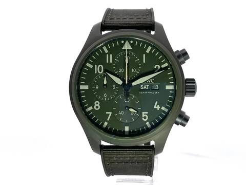  IWC Fliegeruhr Chronograph Top Gun Pilots Watch Chronograph Top Gun Woodland Edition IW389106 