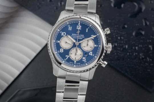  Breitling Navitimer 8 Chronograph Stahl Automatik Herrenuhr AB011713 B&P 2019 
