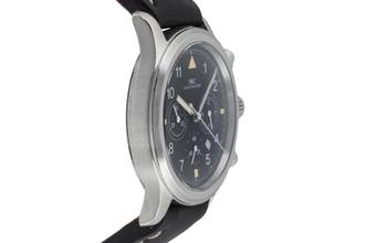 Thumbnail von IWC Fliegeruhr Chronograph Pilot Chronograph Edelstahl Quarz Herrenuhr Edelstahl Ref. IW374101