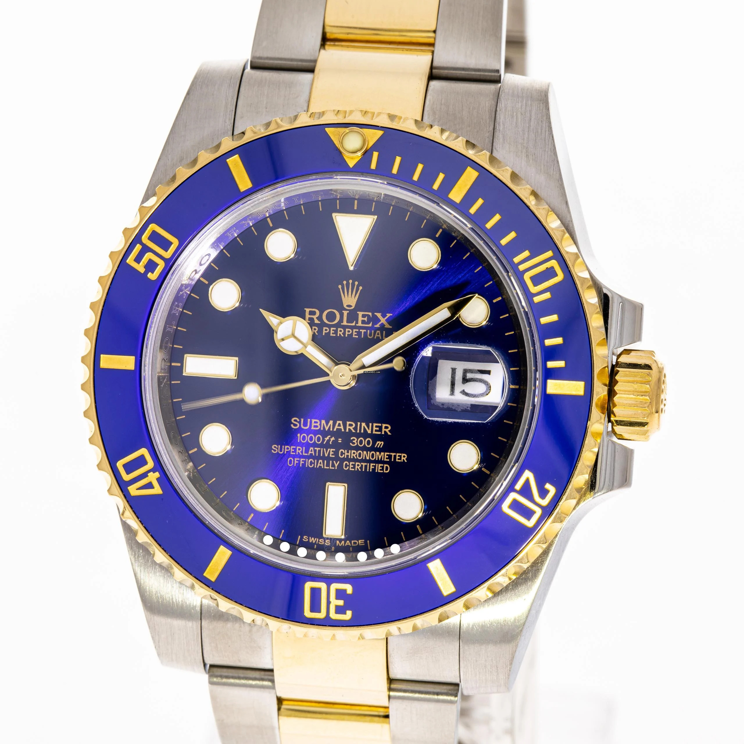  Rolex Submariner Date 41 Steel Gold Blue – 126613lb – like NEW – 12/2024 Full Set Lc100 
