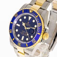 Thumbnail von Rolex Submariner Date 41 Steel Gold Blue – 126613lb – like NEW – 12/2024 Full Set Lc100