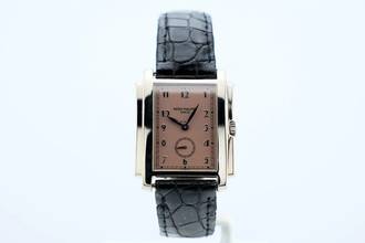 Thumbnail von Patek Philippe Gondolo Pink Salmon Dial - Bregut Numerals - With Box And Papers - 5024G-001 1998