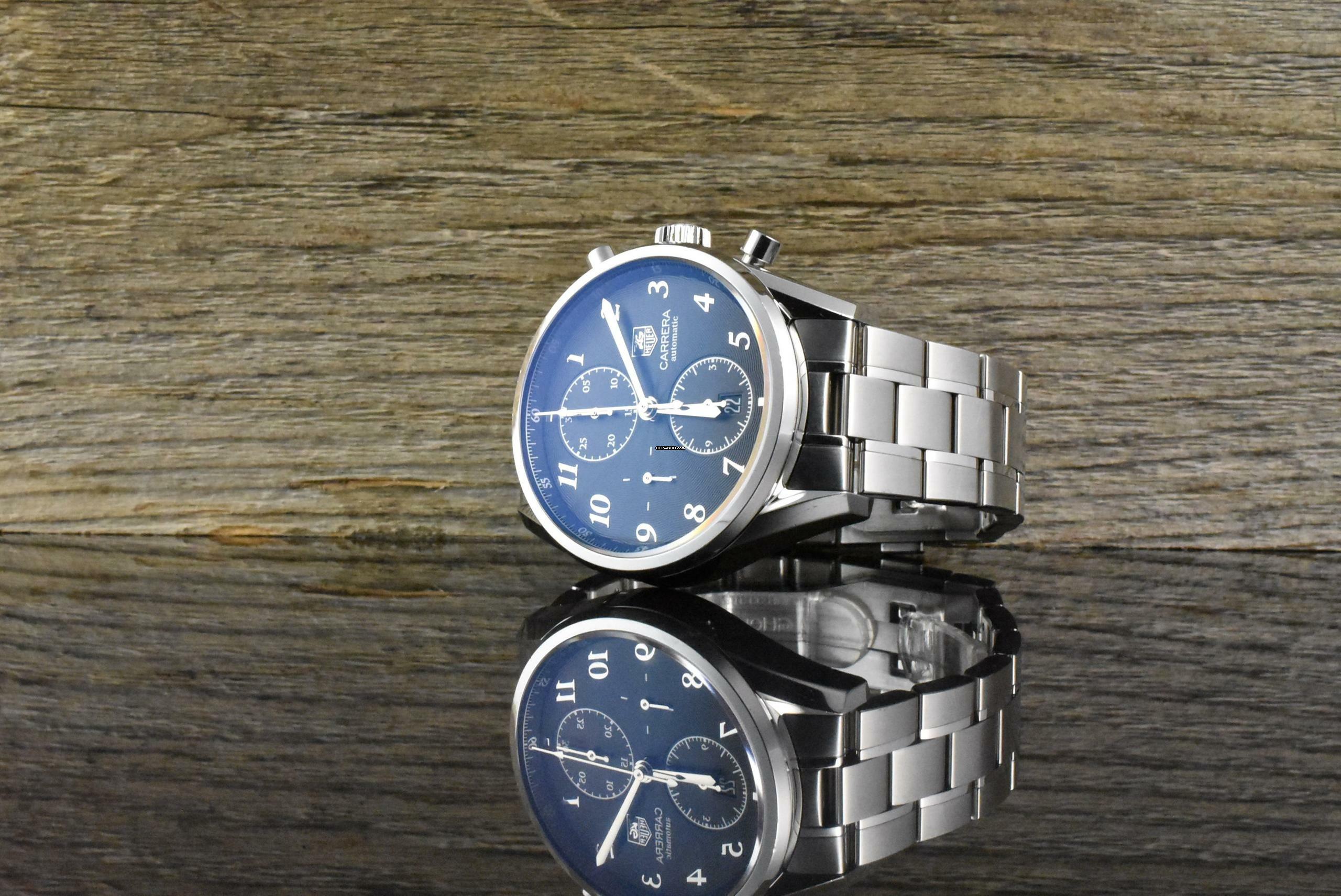 TAG Heuer Carrera Calibre 16 Heritage 41MM Automatic Black Dial - B&P