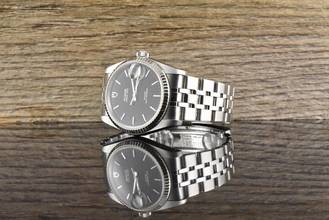 Thumbnail von Tudor Prince Date 74034 Black Dial Automatik 34MM Stahl / Weißgold