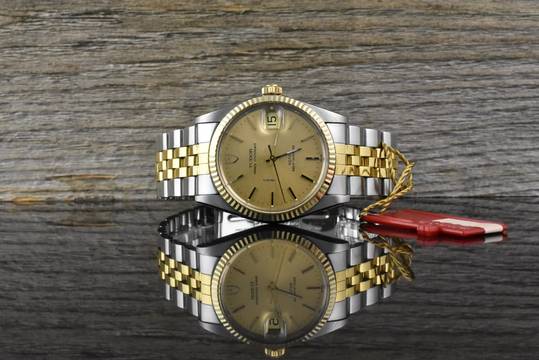  Tudor Prince Oysterdate 75203 by Rolex Vintage Automatic Stahl / Gold - 1989 