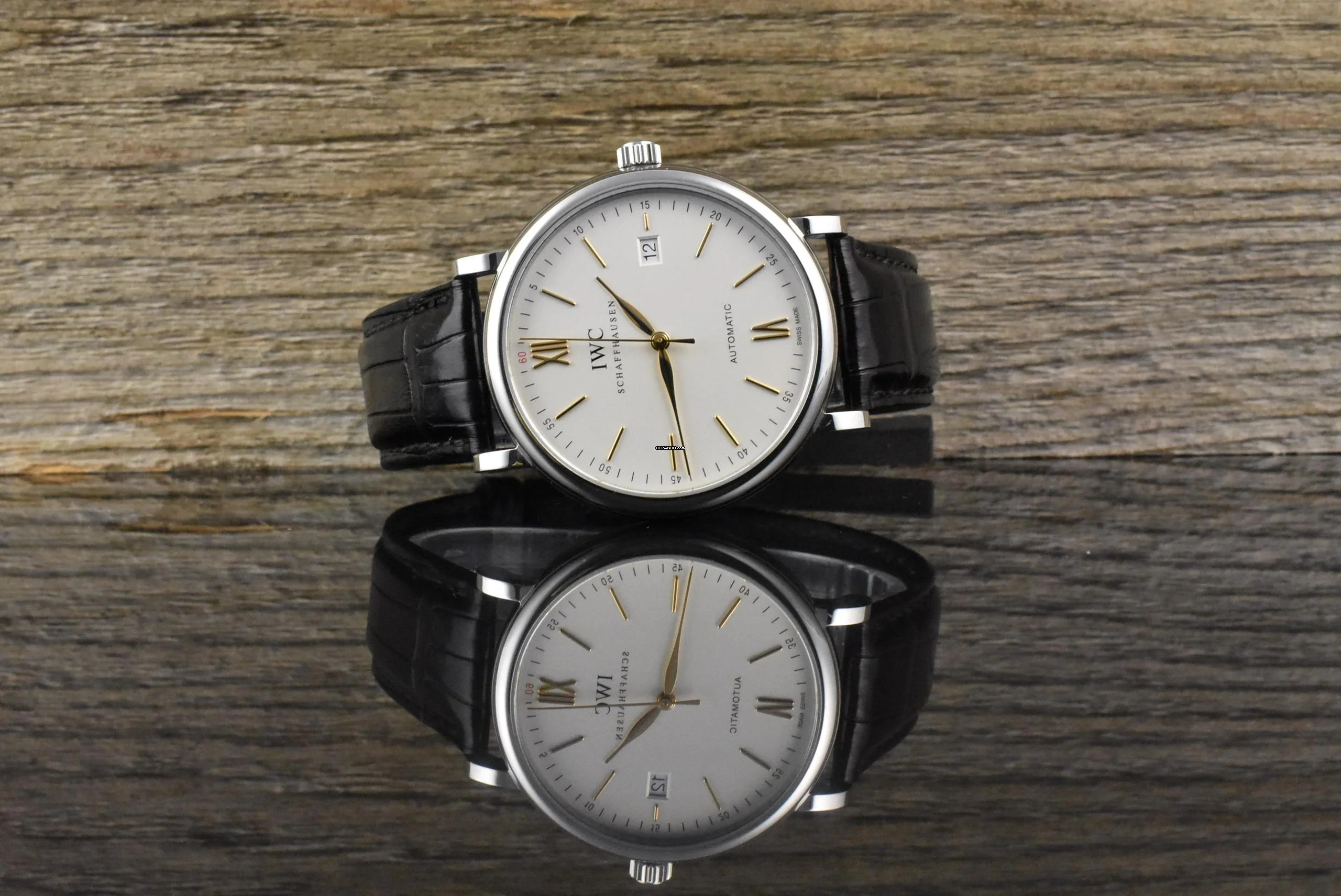 IWC Portofino Automatic 40MM IW3565 Steel / Gold Hands - Card 2020