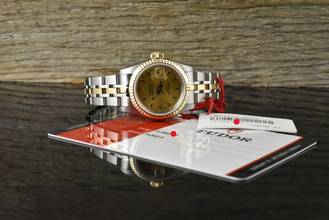 Thumbnail von Tudor Prince Date Princess Date 92413 Gold Dial Automatik - Card 2020