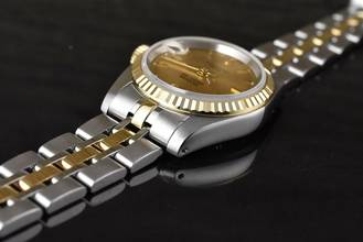 Thumbnail von Tudor Prince Date Princess Date 92413 Gold Dial Automatik - Card 2020