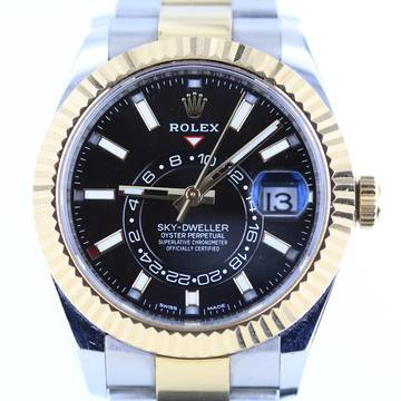  Rolex Sky-Dweller 42MM//REF. 326933//STEEL/GOLD//OYSTER//ca. 2018 # 744 