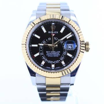 Rolex Sky-Dweller 42MM//REF. 326933//STEEL/GOLD//OYSTER//ca. 2018 # 744 