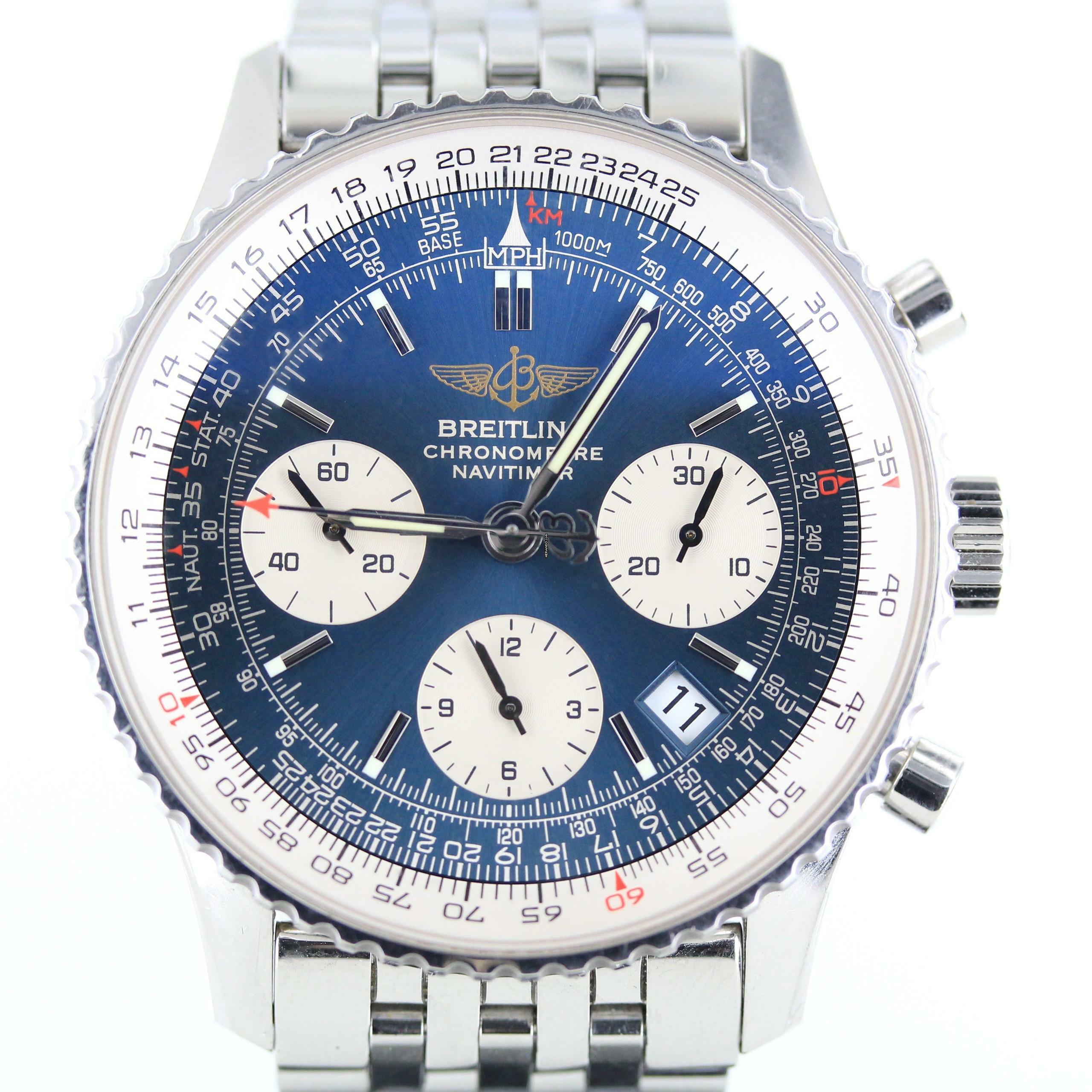  Breitling Navitimer 41MM//REF. A23322//BLUE DIAL # 