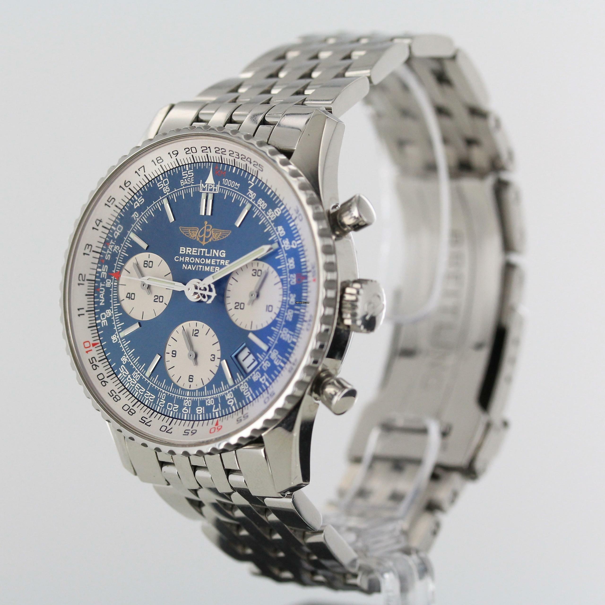 Thumbnail von Breitling Navitimer 41MM//REF. A23322//BLUE DIAL #