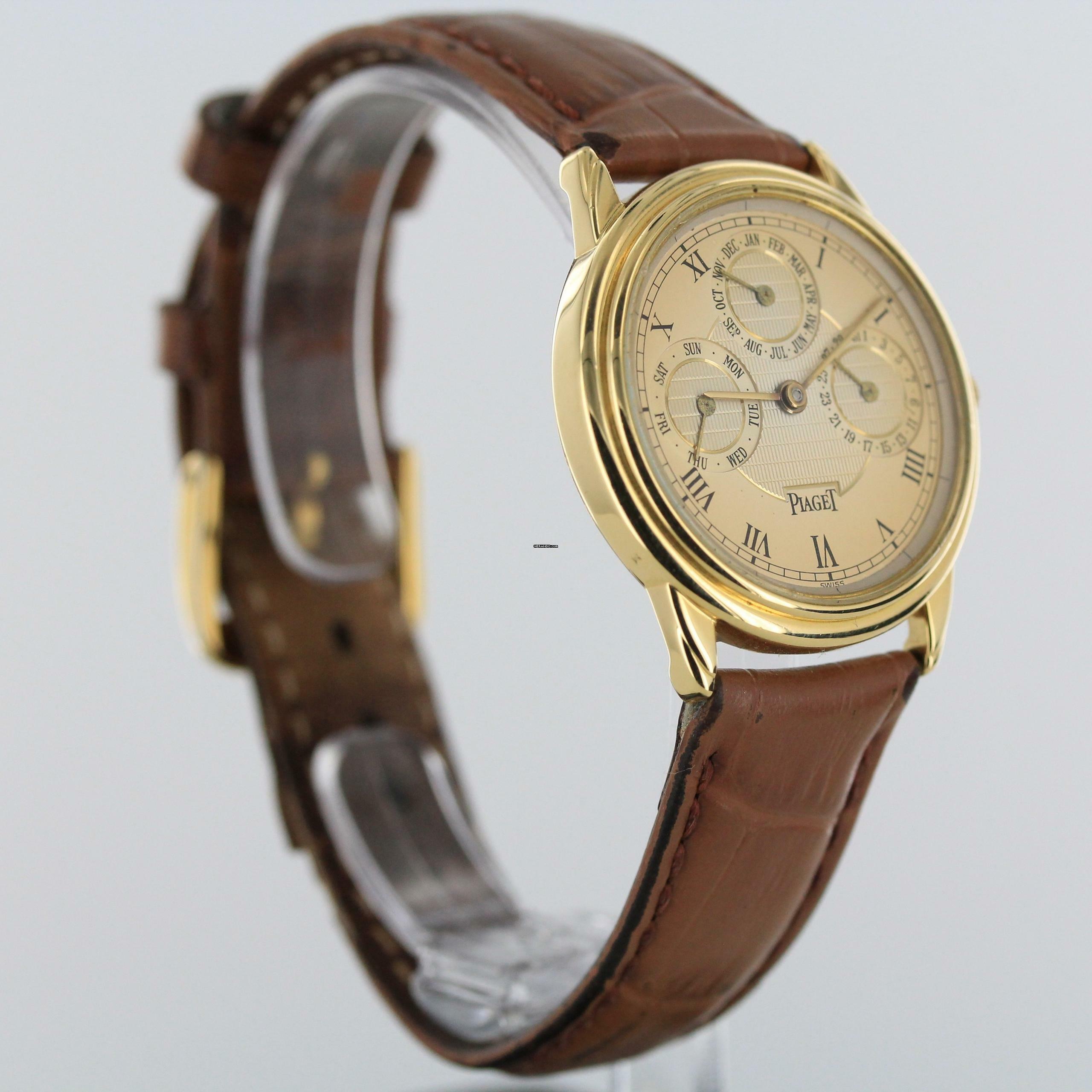 Thumbnail von Piaget TRIPLE DATE GOLD 750//18 KARAT # KS