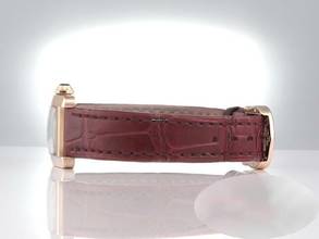 Thumbnail von Cartier Tank Américaine Lady Tank Americaine Rosegold 750 Lederband W2607456 Damen Gold