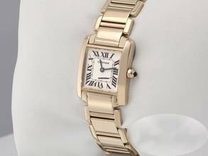 Thumbnail von Cartier Tank Française Gelbgold 750 Damen Damenuhr Gold