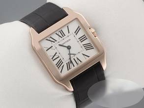 Thumbnail von Cartier Santos Dumont Kleines Modell Rosegold 750 W2009251 18kt Rose Gold